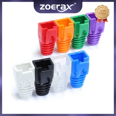ZoeRax 50PCS RJ45 Cáp mạng Ethernet giảm căng thẳng, bảo vệ vỏ OD 7.5mm cho CAT8 CAT7 CAT6A - Giá ưu đãi 101,200 VND