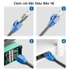 ZoeRax 50PCS RJ45 Cáp mạng Ethernet giảm căng thẳng, bảo vệ vỏ OD 7.5mm cho CAT8 CAT7 CAT6A - Giá ưu đãi 101,200 VND 7