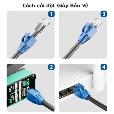 ZoeRax 50PCS RJ45 Cáp mạng Ethernet giảm căng thẳng, bảo vệ vỏ OD 7.5mm cho CAT8 CAT7 CAT6A - Giá ưu đãi 101,200 VND 7 ZoeRax 50PCS RJ45 Cáp mạng Ethernet giảm căng thẳng, bảo vệ vỏ OD 7.5mm cho CAT8 CAT7 CAT6A - Giá ưu đãi 101,200 VND 7
