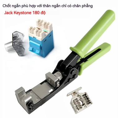 ZoeRax 90°/180° Mô-đun mạng Máy cắt dây CAT5 CAT6 Keystone Jack RJ45 Punch Down - 555.499 VND 2 ZoeRax 90°/180° Mô-đun mạng Máy cắt dây CAT5 CAT6 Keystone Jack RJ45 Punch Down - 555.499 VND 2