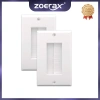 ZoeRax Bàn Chải Tấm Tường Cáp Đi Qua – Vỏ Trang Trí Đơn, Cáp Áp Thấp, 57.200₫