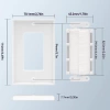 ZoeRax Bàn Chải Tấm Tường Cáp Đi Qua – Vỏ Trang Trí Đơn, Cáp Áp Thấp, 57.200₫ 4