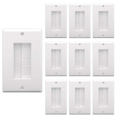 ZoeRax Bàn Chải Tấm Tường Cáp Đi Qua – Vỏ Trang Trí Đơn, Cáp Áp Thấp, 57.200₫ 6 ZoeRax Bàn Chải Tấm Tường Cáp Đi Qua – Vỏ Trang Trí Đơn, Cáp Áp Thấp, 57.200₫ 6