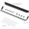 ZoeRax Bảng vá Keystone STP 24 cổng 1U Rackmount hoặc treo tường – Quản lý, hỗ trợ cáp, giá chỉ 445.499 VND 4