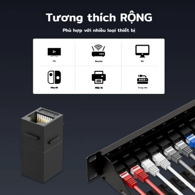 ZoeRax Bảng vá Keystone STP 24 cổng 1U Rackmount hoặc treo tường – Quản lý, hỗ trợ cáp, giá chỉ 445.499 VND 6