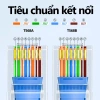 ZoeRax Bộ 100 Ổ Cắm RJ45 CAT6 Hai Mảnh 8P8C Modular cho Máy Nén Mạng - Giá ưu đãi 115.499₫ 8