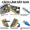 ZoeRax Bộ công cụ uốn RJ45 CAT5/5e/6 kèm bộ kiểm tra cáp, lưỡi dao, 50 đầu nối - Giảm căng thẳng, giá ưu đãi 187.000 VND 7