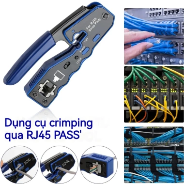 ZoeRax Bộ công cụ uốn RJ45 và kiểm tra Ethernet Cat5e Cat6 Cat6a 8P8C Đầu nối mô-đun giá ưu đãi 295.900đ 3 ZoeRax Bộ công cụ uốn RJ45 và kiểm tra Ethernet Cat5e Cat6 Cat6a 8P8C Đầu nối mô-đun giá ưu đãi 295.900đ 3