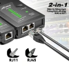 ZoeRax Bộ Kiểm Tra Cáp Ethernet LAN RJ45 Cat5‑Cat7 UTP & RJ11/RJ12 - Kiểm Tra Nhanh, Đảm Bảo Kết Nối, Giá Ưu Đãi 97.900 VND 2