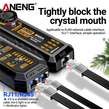 ZoeRax Bộ kiểm tra cáp mạng thông minh RJ45 RJ11 LAN Finder: Công cụ sửa chữa mạng, giá ưu đãi 515.900 VND 2