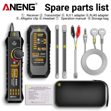 ZoeRax Bộ kiểm tra cáp mạng thông minh RJ45 RJ11 LAN Finder: Công cụ sửa chữa mạng, giá ưu đãi 515.900 VND 6