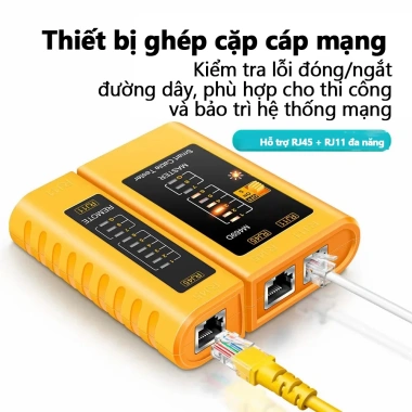 ZoeRax Cáp Lan Test RJ45 RJ11 RJ12 CAT5 UTP - Kiểm tra nhanh, sửa mạng 4