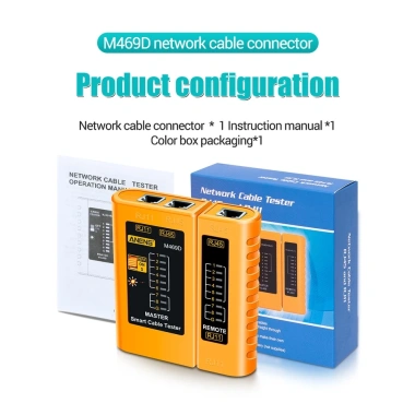 ZoeRax Cáp Lan Test RJ45 RJ11 RJ12 CAT5 UTP - Kiểm tra nhanh, sửa mạng 8
