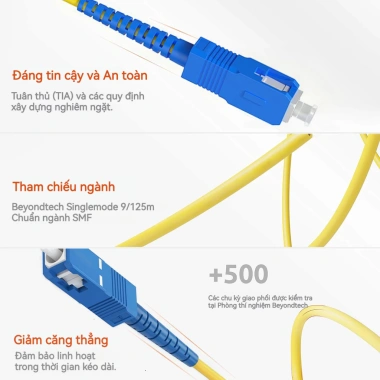 ZoeRax Cáp vá quang OS2 SC sang SC UPC 3.0mm Simplex 9/125m LSZH - Giá ưu đãi 38.495₫ 4 ZoeRax Cáp vá quang OS2 SC sang SC UPC 3.0mm Simplex 9/125m LSZH - Giá ưu đãi 38.495₫ 4