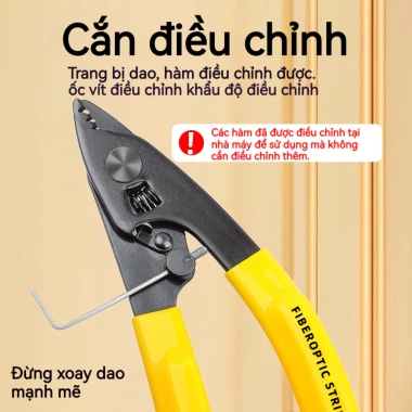 Zoerax CFS-3 Kìm thoát y sợi 3 lỗ chính xác Công cụ tước sợi FTTH giá 64.900₫ 3