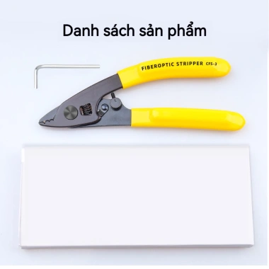 Zoerax CFS-3 Kìm thoát y sợi 3 lỗ chính xác Công cụ tước sợi FTTH giá 64.900₫ 7