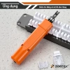 ZoeRax Công Cụ Đục Mạng Loại 110 - Lưỡi Đôi, Chèn Terminal Xung Hạ Cáp Ethernet 2