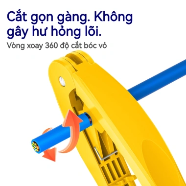 ZoeRax công cụ uốn Ethernet RJ45 đa năng cắt, tước, tháo gỡ, duỗi thẳng cáp STP/UTP Giá ưu đãi 170.499₫ 3 ZoeRax công cụ uốn Ethernet RJ45 đa năng cắt, tước, tháo gỡ, duỗi thẳng cáp STP/UTP Giá ưu đãi 170.499₫ 3