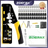 ZoeRax Crimp RJ45 Cat7 Cat6A - Bộ Dụng Cụ Crimp Ethernet Pass Through Đa Năng