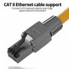 ZoeRax Đầu Nối Cat8 Cat7 Cat6a RJ45 Giắc Cắm Ethernet Bảo Vệ, Lắp Đặt Miễn Phí - 56.099₫ 3