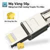ZoeRax Đầu Nối RJ45 2 Chiếc Cat8 Cat7 Cat6A Tái Sử Dụng, Không Dụng Cụ, Cài Đặt Nhanh 3