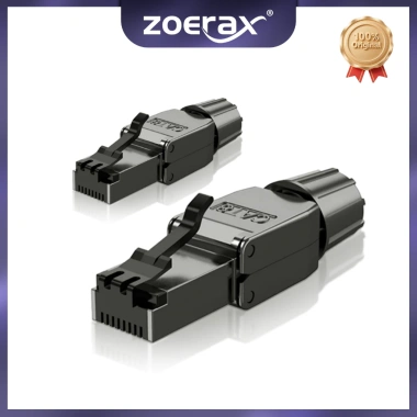 ZoeRax Đầu Nối RJ45 Cat8/7/6a Công Cụ Miễn Phí Giắc Cắm Dễ Dàng 54.999đ ZoeRax Đầu Nối RJ45 Cat8/7/6a Công Cụ Miễn Phí Giắc Cắm Dễ Dàng 54.999đ