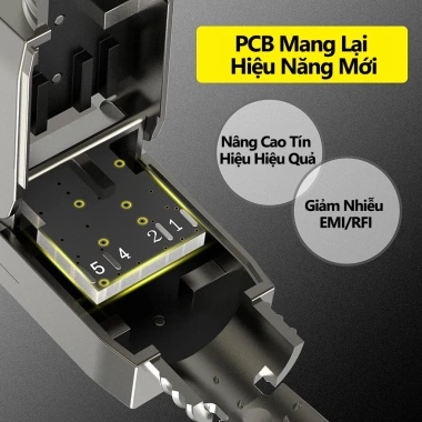 ZoeRax Đầu Nối RJ45 Cat8/7/6a Công Cụ Miễn Phí Giắc Cắm Dễ Dàng 54.999đ 5 ZoeRax Đầu Nối RJ45 Cat8/7/6a Công Cụ Miễn Phí Giắc Cắm Dễ Dàng 54.999đ 5