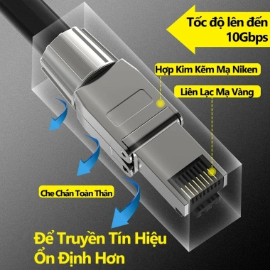 ZoeRax Đầu Nối RJ45 Cat8/7/6a Công Cụ Miễn Phí Giắc Cắm Dễ Dàng 54.999đ 6 ZoeRax Đầu Nối RJ45 Cat8/7/6a Công Cụ Miễn Phí Giắc Cắm Dễ Dàng 54.999đ 6
