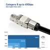 ZOERAX Đầu nối RJ45 không cần công cụ Cat6 Cat7 Cat8 - Phích cắm Ethernet tái sử dụng, lắp nhanh, giá ưu đãi 68.090 VND 5