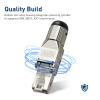 ZOERAX Đầu nối RJ45 không cần công cụ Cat6 Cat7 Cat8 - Phích cắm Ethernet tái sử dụng, lắp nhanh, giá ưu đãi 68.090 VND 6