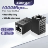 ZoeRax Đầu Nối RJ45 Nữ Sang Nữ Coupler Ethernet Cat6/7/5e/6A Tốc Độ Cao Độ Bền