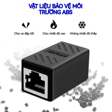 ZoeRax Đầu Nối RJ45 Nữ Sang Nữ Coupler Ethernet Cat6/7/5e/6A Tốc Độ Cao Độ Bền 4 ZoeRax Đầu Nối RJ45 Nữ Sang Nữ Coupler Ethernet Cat6/7/5e/6A Tốc Độ Cao Độ Bền 4