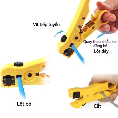 ZoeRax Dây Tước & Cắt 2 trong 1 - Đa năng Flat/Tròn UTP STP Cat5 Cat6 Coax, Công cụ Sửa chữa Đồng Trục, Giá 137.499₫ 2 ZoeRax Dây Tước & Cắt 2 trong 1 - Đa năng Flat/Tròn UTP STP Cat5 Cat6 Coax, Công cụ Sửa chữa Đồng Trục, Giá 137.499₫ 2