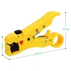 ZoeRax Dây Tước & Cắt 2 trong 1 - Đa năng Flat/Tròn UTP STP Cat5 Cat6 Coax, Công cụ Sửa chữa Đồng Trục, Giá 137.499₫ 4