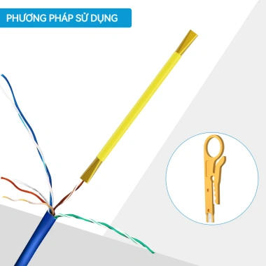 Zoerax Dụng Cụ Tách Dây Cáp Mạng Cat5 Cat6 Cat7 - Tiết kiệm, dễ dùng, giá 109.999 VND 3 Zoerax Dụng Cụ Tách Dây Cáp Mạng Cat5 Cat6 Cat7 - Tiết kiệm, dễ dùng, giá 109.999 VND 3