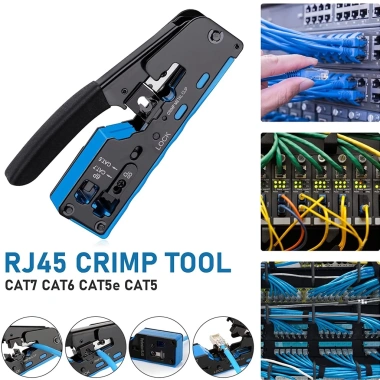 ZoeRax Dụng Cụ Uốn RJ45 Pass Thru Ethernet Crimper CAT7/CAT6/CAT5 - 273.899₫ 2 ZoeRax Dụng Cụ Uốn RJ45 Pass Thru Ethernet Crimper CAT7/CAT6/CAT5 - 273.899₫ 2