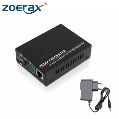 ZoeRax Gigabit SFP LC Đa chế độ Chuyển đổi Sợi quang sang RJ45 Ethernet 214.500₫