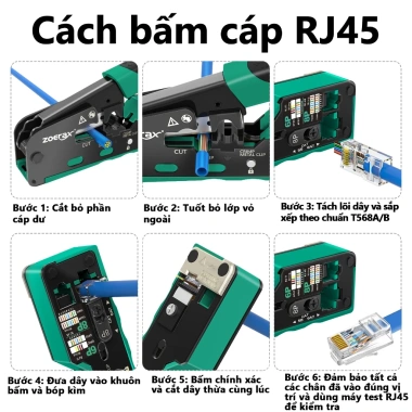 ZoeRax Kìm uốn RJ45 chuyên nghiệp cho Cat7/6a/6/5 – Tiết kiệm công sức, tăng hiệu quả 7 ZoeRax Kìm uốn RJ45 chuyên nghiệp cho Cat7/6a/6/5 – Tiết kiệm công sức, tăng hiệu quả 7