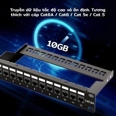 ZoeRax Mạng 10 Inch 12 Cổng 1U Trống Bảng Miếng Dán Jack Keystone Tiêu Chuẩn Giá Gắn Cho Cáp Mạng 324.499 VND 3 ZoeRax Mạng 10 Inch 12 Cổng 1U Trống Bảng Miếng Dán Jack Keystone Tiêu Chuẩn Giá Gắn Cho Cáp Mạng 324.499 VND 3
