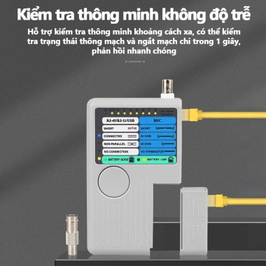 Zoerax Máy kiểm tra 4 trong 1 - Dò cáp mạng, LED, pin 9V, thử 90m, giá 351.999VND 2 Zoerax Máy kiểm tra 4 trong 1 - Dò cáp mạng, LED, pin 9V, thử 90m, giá 351.999VND 2