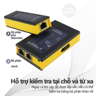 Zoerax Máy kiểm tra cáp mạng sạc lại RJ45 RJ11 RJ12 - Sửa LAN Ethernet nhanh 6 Zoerax Máy kiểm tra cáp mạng sạc lại RJ45 RJ11 RJ12 - Sửa LAN Ethernet nhanh 6