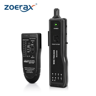 Zoerax Máy kiểm tra cáp RJ45 RJ11 thông minh, theo dõi mực dây CAT5/CAT6, có tai nghe - Giá ưu đãi 438.900 VND Zoerax Máy kiểm tra cáp RJ45 RJ11 thông minh, theo dõi mực dây CAT5/CAT6, có tai nghe - Giá ưu đãi 438.900 VND