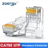 ZoeRax Ổ cắm RJ45 modular CAT5e/CAT6 – Bề mặt vàng mạ 50, lỗ 1.1mm, phù hợp cáp Ethernet, giá 45.099₫ 10