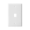 Zoerax Plate tường RJ45 Keystone Jack 0-6 cổng trắng - Giá 51,150₫ 10