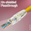 Zoerax RJ45 Cat6 – Bốt Giảm Căng Thẳng, Phích Cắm Mô-đun EZ Dễ Uốn Cáp Mạng 4