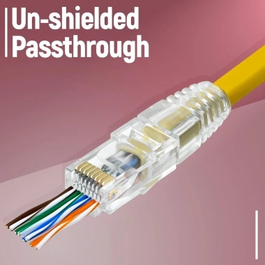 Zoerax RJ45 Cat6 – Bốt Giảm Căng Thẳng, Phích Cắm Mô-đun EZ Dễ Uốn Cáp Mạng 4 Zoerax RJ45 Cat6 – Bốt Giảm Căng Thẳng, Phích Cắm Mô-đun EZ Dễ Uốn Cáp Mạng 4
