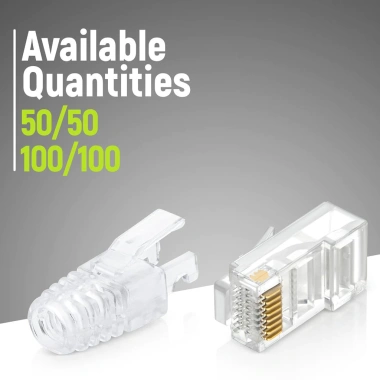 Zoerax RJ45 Cat6 – Bốt Giảm Căng Thẳng, Phích Cắm Mô-đun EZ Dễ Uốn Cáp Mạng 5 Zoerax RJ45 Cat6 – Bốt Giảm Căng Thẳng, Phích Cắm Mô-đun EZ Dễ Uốn Cáp Mạng 5