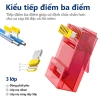 ZoeRax RJ45 CAT6 EZ Crimp Connector – Đầu Nối UTP Modular Plug Nhiều Màu, Dễ Lắp, Giá Ưu Đãi 80.299₫ 5