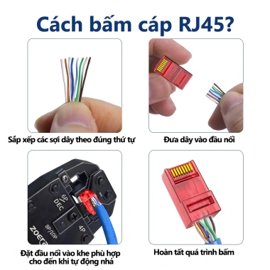 ZoeRax RJ45 CAT6 EZ Crimp Connector – Đầu Nối UTP Modular Plug Nhiều Màu, Dễ Lắp, Giá Ưu Đãi 80.299₫ 8 ZoeRax RJ45 CAT6 EZ Crimp Connector – Đầu Nối UTP Modular Plug Nhiều Màu, Dễ Lắp, Giá Ưu Đãi 80.299₫ 8