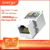 ZoeRax RJ45 Cat6 Mô-đun Keystone Không Cần Dụng Cụ Đầu Nối Nữ Trắng 19.599₫